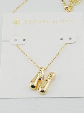 Kendra Scott Polished Letter Necklace